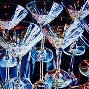 Martini Glasses 24x36